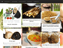 Tablet Screenshot of fanfoodweb.com